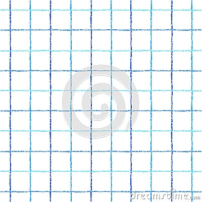 Check, square, plaid vector colorful seamless pattern Vector Illustration