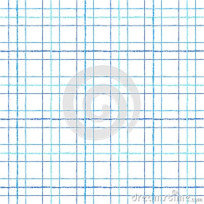 Check, square, plaid vector colorful seamless pattern Vector Illustration