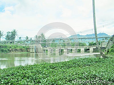 Checkdam, Mitigation and Transportation Stock Photo