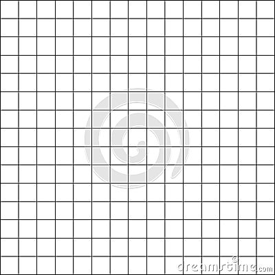 Checkered background. Black graph line white sheet. Vector EPS 10 Vector Illustration