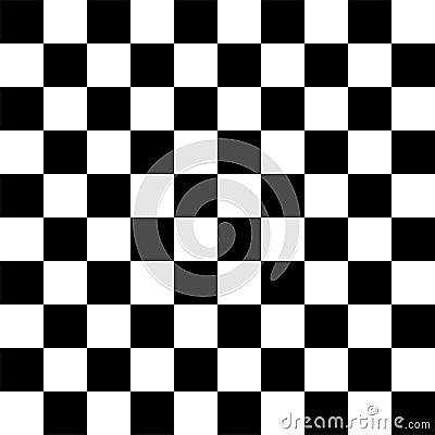 Checkered, chequered seamless pattern. Squares seamless pattern / texture. Checkerboard, chess board Vector Illustration