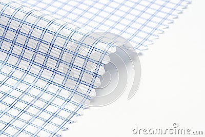 Checkered fabric texture Stock Photo