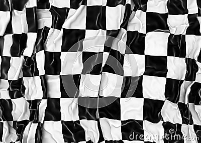 Checkered flag Stock Photo