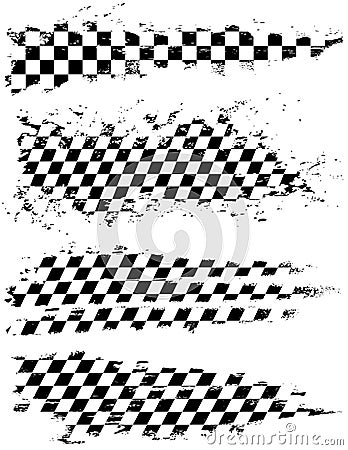 Checkered Flag Vector Illustration