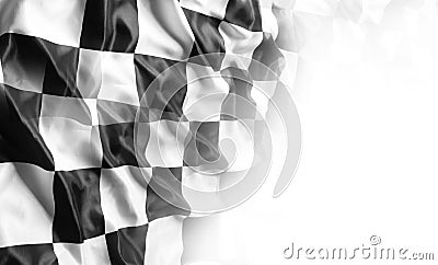 Checkered flag Stock Photo