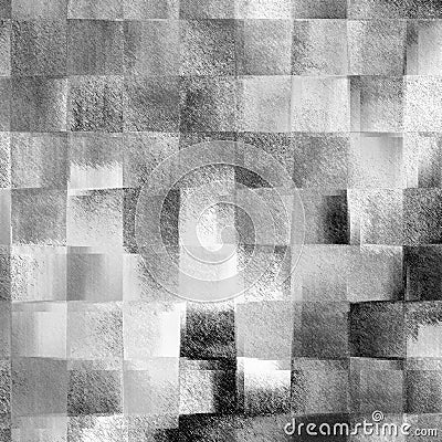 Checkered grunge stained background in black, white, grey colors Stock Photo