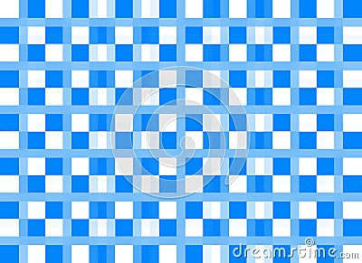 Checkered pattern blue color Stock Photo