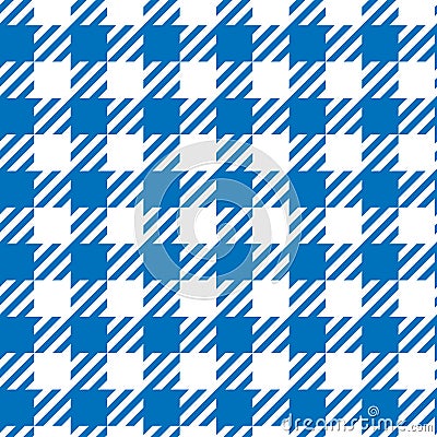 Checkered retro background for menu design. Seamless blue background. Color vector illustration Vector Illustration