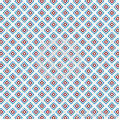 Checkered Retro Pop Art Colors Squares Geometric Pattern Stock Photo