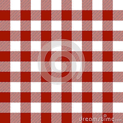 checkered table cloth background Vector Illustration