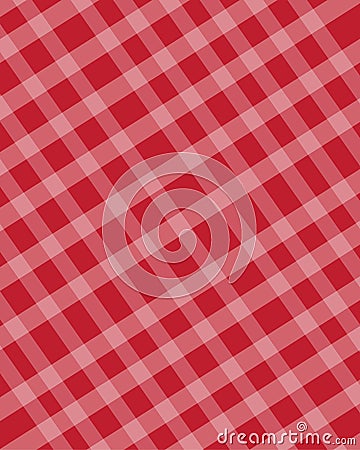 Checkered texture red Vector Illustration