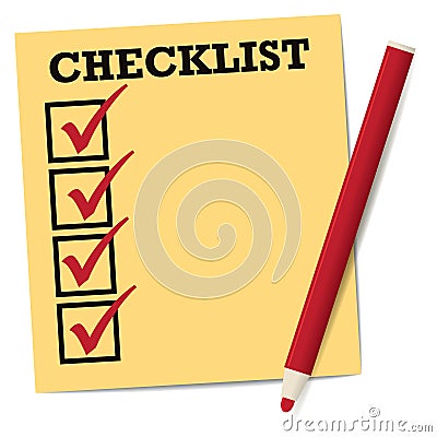 Checklist Vector Illustration