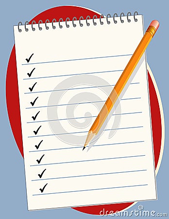 Checklist Vector Illustration