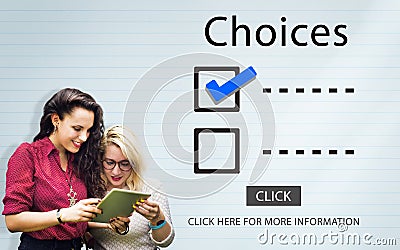 Checklist Choices To Do Audit Evaluation Concept Stock Photo