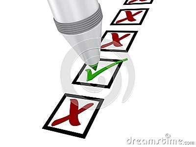 Checklist Stock Photo