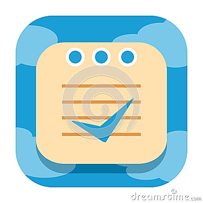 Checklist icon Stock Photo