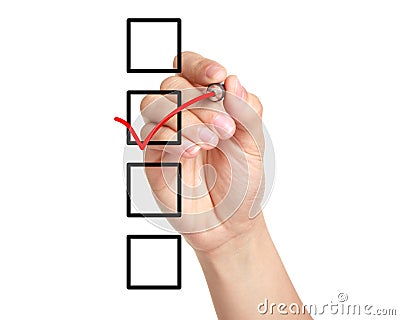 Checklist Stock Photo