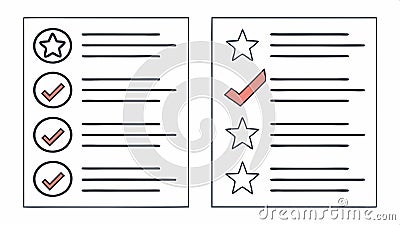 Checklist vector, to,do list icon, task management design, organization tool Generative AI Vector Illustration