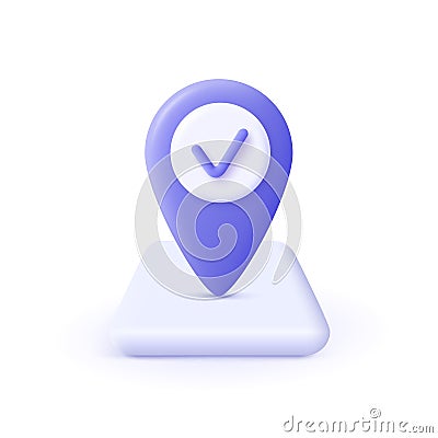 Checkmark icon. Approvement concept. Vector Illustration