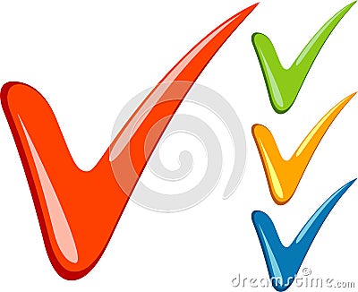 Checkmarks Vector Illustration