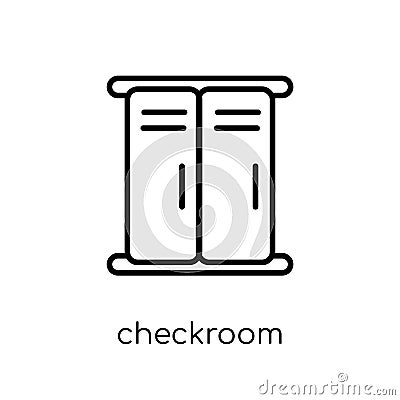 Checkroom icon from Hotel collection. Vector Illustration
