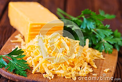 Cheddar cheese Stock Photo