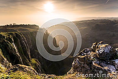 Cheddar Gorge Somerset Stock Photo