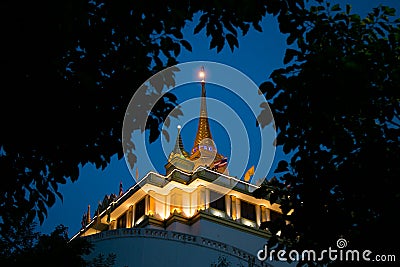 Chedi Phukhao Thong, Bangkok ,Thailand Stock Photo