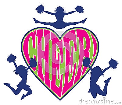 Cheer Heart Vector Illustration