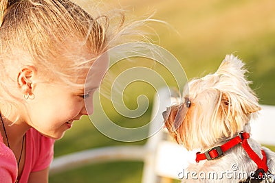 Cheerful conversation Stock Photo