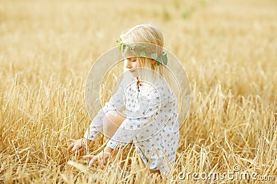 Cheerful little girl Stock Photo