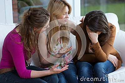 Cheering up Stock Photo