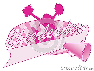 Cheerleader Jump Design Vector Illustration