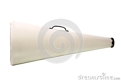 Cheerleader megaphone Stock Photo