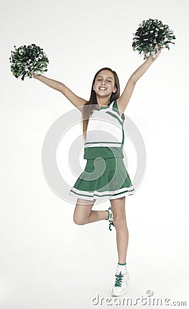 Cheerleader Stock Photo