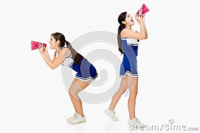 Cheerleaders Stock Photo