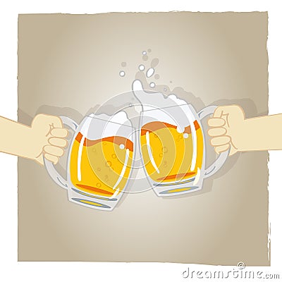 Cheers vector Vector Illustration