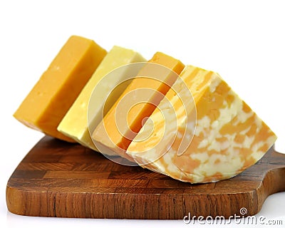 Cheese assortment Stock Photo