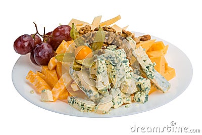 Cheese assortment Stock Photo