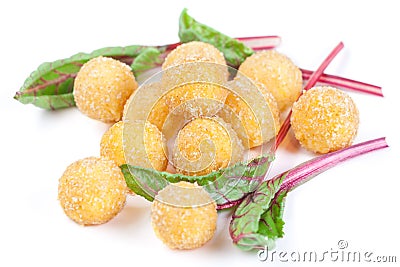 Cheese Balls Stock Photo