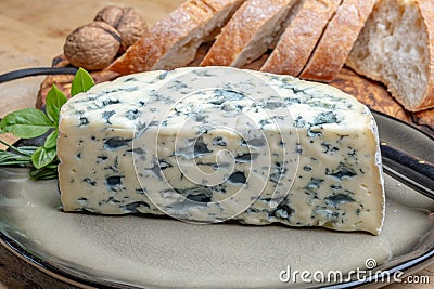 Delice de Bourgogne French cow's milk cheese from Burgundy region of France Stock Photo