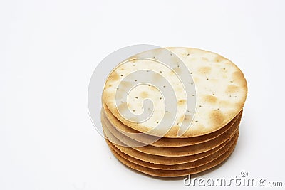 Cheese crackers Stock Photo