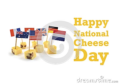 National Cheese Day illustration Stock Photo