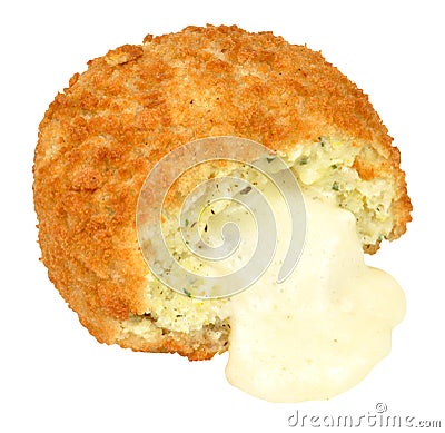 Cheese Filled Fish Cake Stock Photo