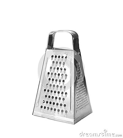 Cheese grater isolated Stock Photo