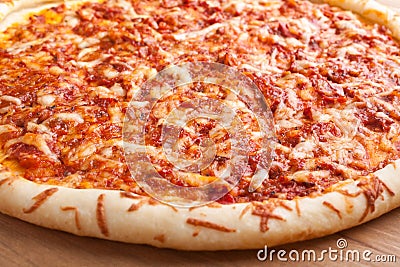 Cheese pizza margarita Stock Photo