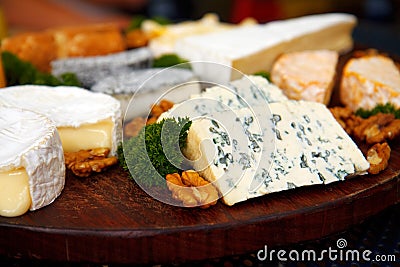 Cheese plate Stock Photo