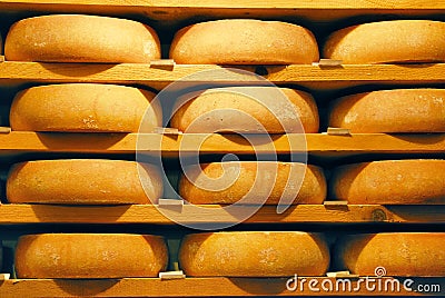 Cheese raclette in refining Stock Photo