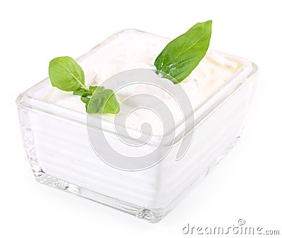 Cheese salad traditional Greek dip Stock Photo