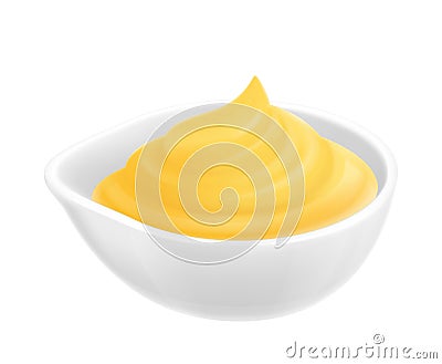 Cheese Sauce Realistic Composition Vector Illustration